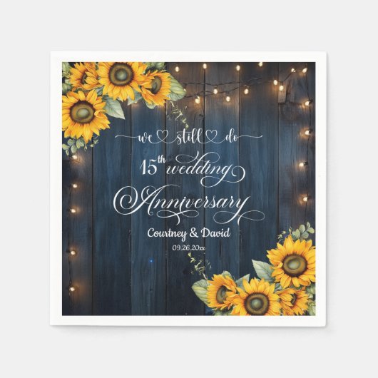 We doen nog steeds 15th Wedding Jubileum String Li Servet (Voorkant)