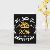 We doen nog steeds 20 jaar matching paar 20e bruil kaart (Gele Bloem)