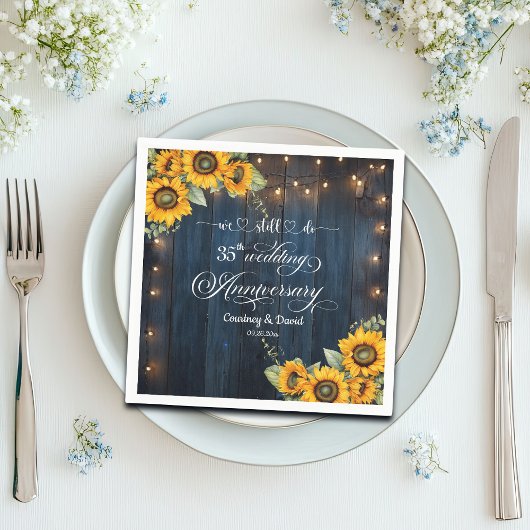 We doen nog steeds 35e bruiloft Jubileum String Li Servet