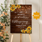 We doen nog steeds 50ste bruiloft Jubileum String  Poster