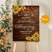 We doen nog steeds 55e bruiloft Jubileum String Li Poster