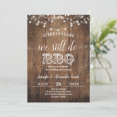 We doen nog steeds BBQ Wedding Jubileum Kaart (Staand voorkant)