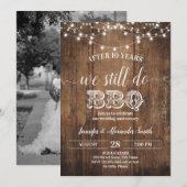 We doen nog steeds BBQ Wedding Jubileum Kaart (Voorkant / Achterkant)