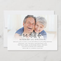 We doen nog steeds foto Vow Renewal Jubileum