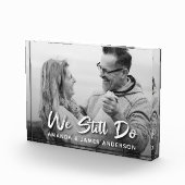 We doen nog steeds het Jubileum Penseel Script Wed Fotoblokken (Rechts)