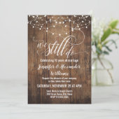 We doen nog steeds met Vow Renewal Kaart (Staand voorkant)