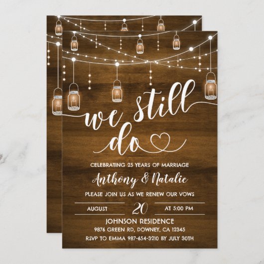 We doen nog steeds met Vow Renewal Kaart