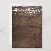 We doen nog steeds met Vow Renewal Rustic Kaart (Achterkant)