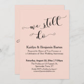 We doen nog steeds moderne kalligrafie, verjaardag kaart (Voorkant / Achterkant)