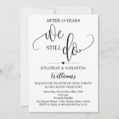 We doen nog steeds Moderne Minimalistische Trouwhe Kaart (Voorkant)