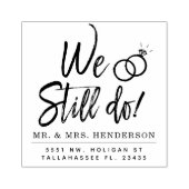 We doen nog steeds script | Gepersonaliseerd Rubberstempel (Afrduk)