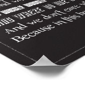 We doen Poster - B/W (Hoek)