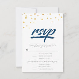 "We doen" RSVP-kaarten voor Typografie \ WEDDINGS RSVP Kaartje