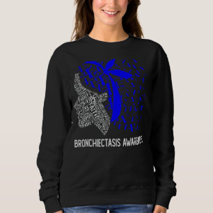We Draag blauw voor bronchiëctasisbewustzijn 1 Trui