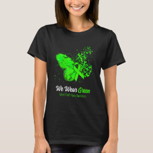 We Draag het bewustzijn van groene spinale kabelbe T-shirt