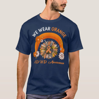 We Draag Oranje ADHD Awareness Rainbow 2019 T-shirt