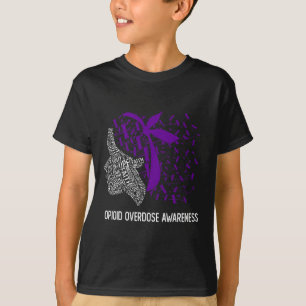 We Draag Paars voor een overdosering van opioïden T-shirt