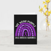 We Draag Paarse regenboog voor bewustzijn van over Kaart (Gele Bloem)