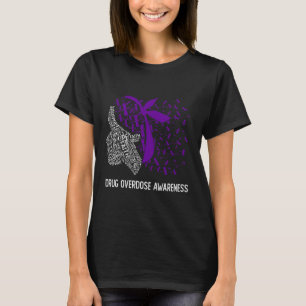 We Draag Paarse voor geneesmiddeloverdoseringsbewu T-shirt