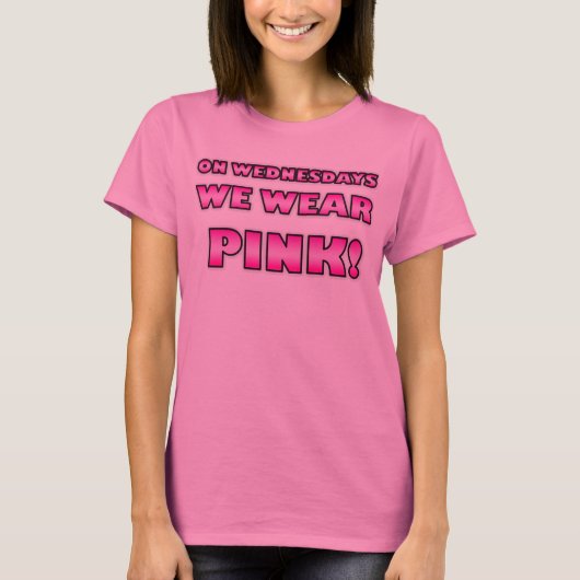 We Draag PINK. TShirt (Voorkant)