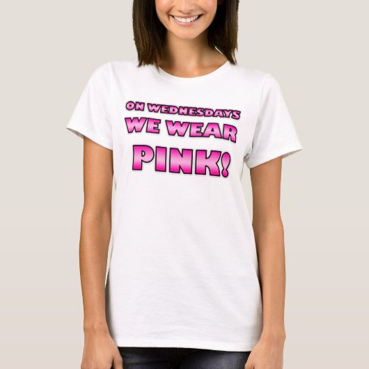 We Draag PINK. TShirt (Voorkant)