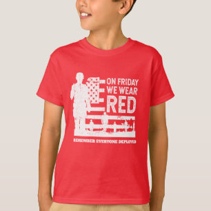 We Draag Red Vrijdag Soldier T-shirt