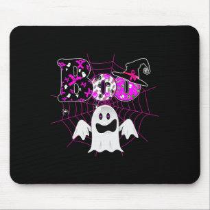 We Draag roze heks Pet Boo Ghost Breast Cancer Hal Muismat