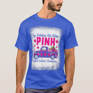 We Draag roze in oktober, borstkanker Halloween T T-shirt