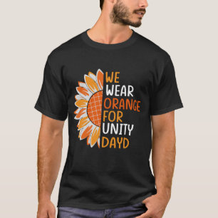 WE DRAgen ORANJE VOOR UNITY DAG T-shirt