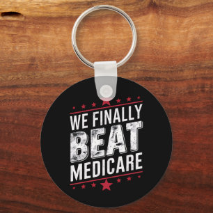 We Eindelijk Medicare Trump Biden Verkiezing Versl Sleutelhanger