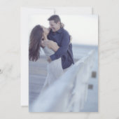 We Eloped - Mariage Invitations de fête avec photo (Dos)