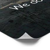 We erven de aarde niet... poster (Hoek)