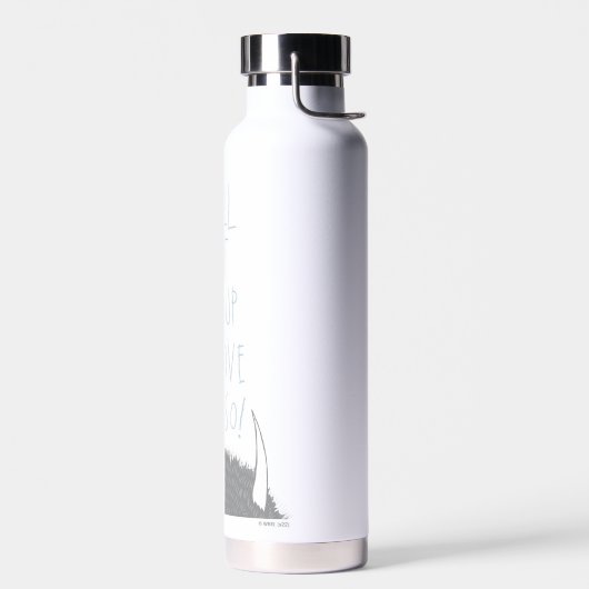 We eten je wel op. We houden van je. Waterfles (Links)