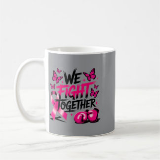 We Fight Together Ondersteuning Borstkanker Bewust Koffiemok