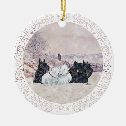 We Five Winter Keramisch Ornament (Voorkant)