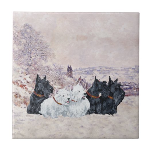 We Five Winter Tegeltje (Voorkant)
