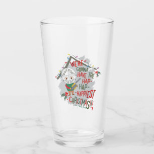 We gaan de gelukkigste kerst hebben glas