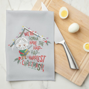 We gaan de gelukkigste kerst hebben theedoek