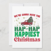We gaan de hé hé leukste kerst hebben  kaart (Voorkant)