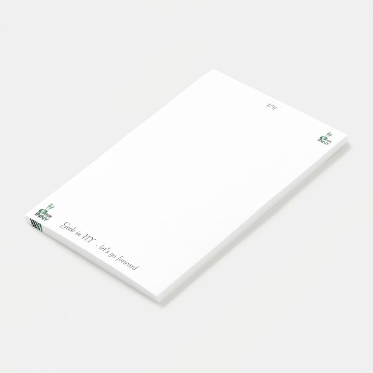 We gaan door Geek in NY Post-it® Notes (Schuin)