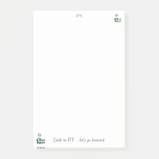 We gaan door Geek in NY Post-it® Notes (Voorkant)