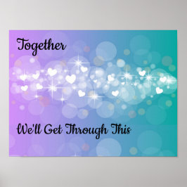 We gaan er wel doorheen poster