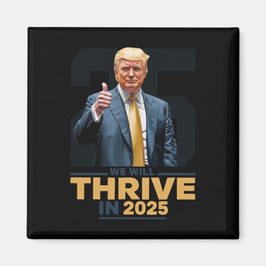 We gaan het goed doen in 2025! magneet (Voorkant)