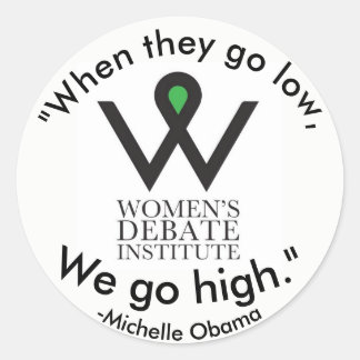 We gaan hoge Obama Sticker