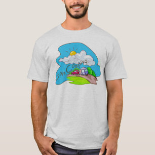 We gaan kamperen t-shirt