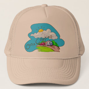 We gaan kamperen trucker pet