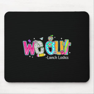 We gaan lunchen, dames, fijne laatste schooldag muismat