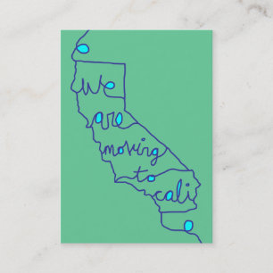 we gaan naar cali visitekaartje