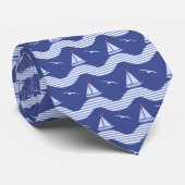 We gaan naar de zee stropdas (Opgerold)