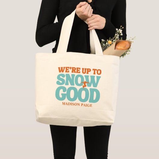 We gaan naar Snow Good Bachelorette Canvas tas (Voorkant (product))